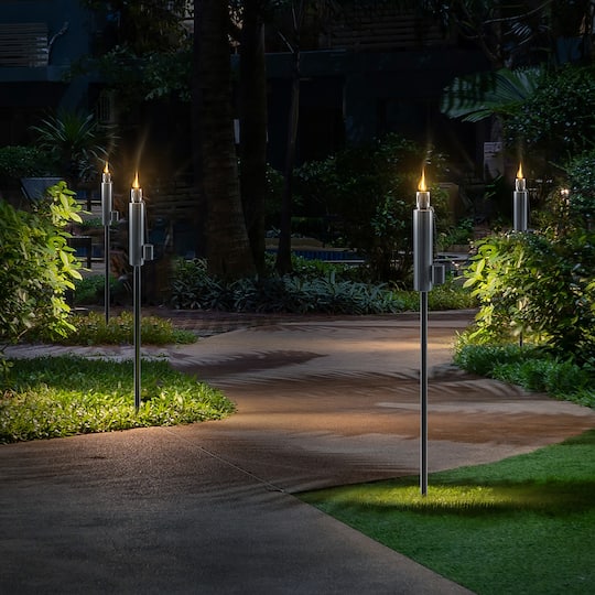 Sorbus 60" Matney Stainless Steel Outdoor Torches , 2ct.